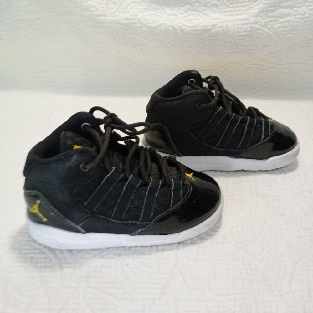 Air Jordan 11 Retro Low Toddler Size 7C Black & Yellow
